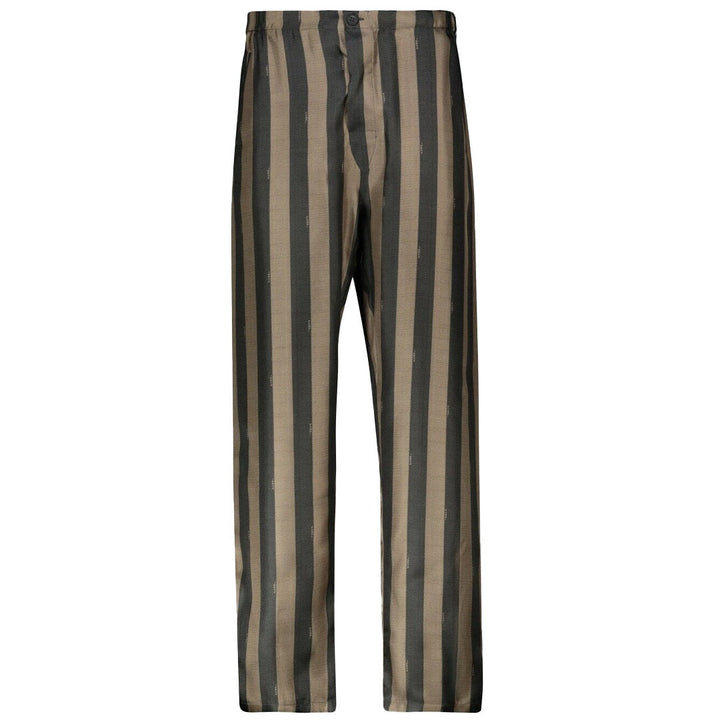 Authentic Fendi Stripe Silk Pajama Pants – IT 46 Fendi