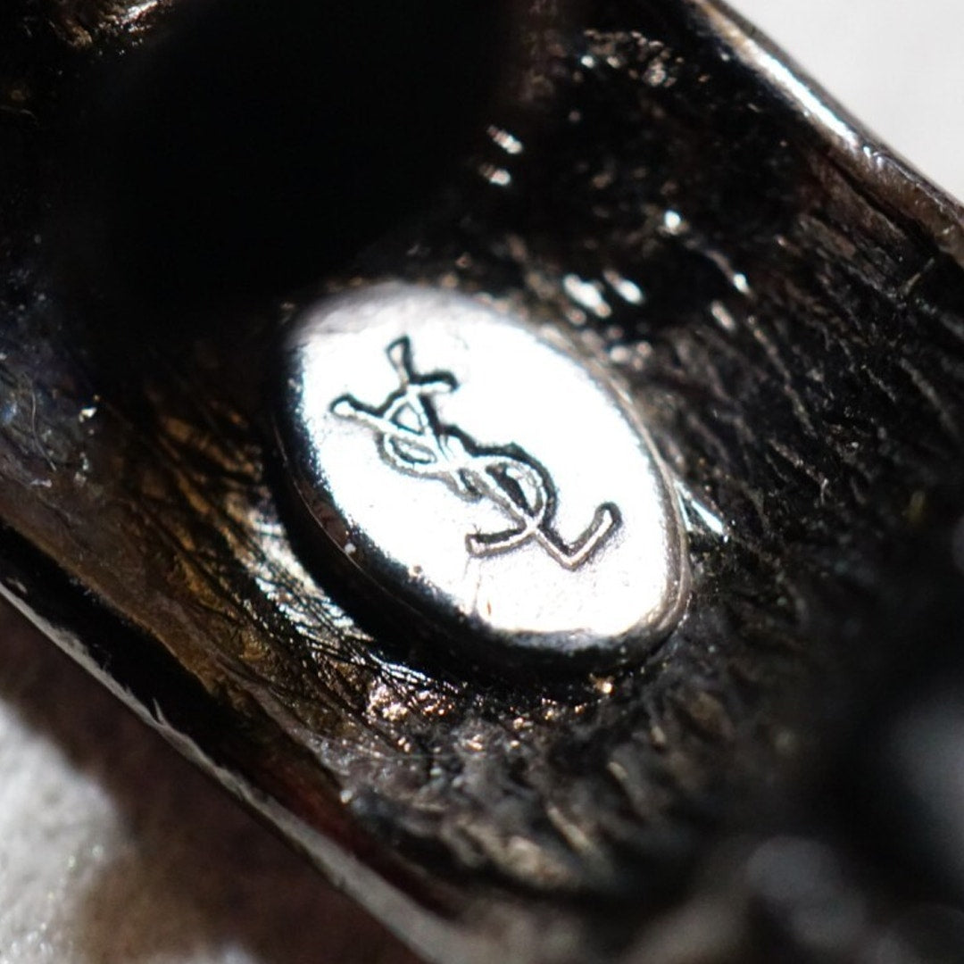 Vintage Yves Saint Laurent Crystal Rhinestone Clip-On Earrings – 3” Statement Pair YSL, Yves Saint Laurent