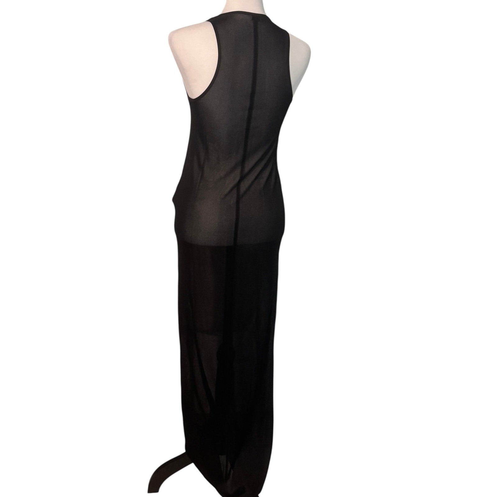 Title  SAINT LAURENT Jersey Maxi Dress – 100% Viscose, Made in France (Size S) Saint Laurent
