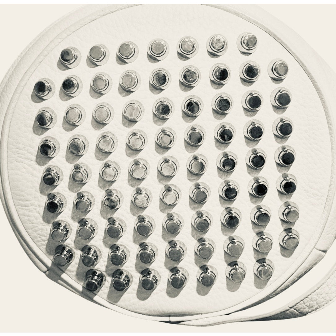 Alexander Wang White Leather Studded Bucket Bag Alexander Wang