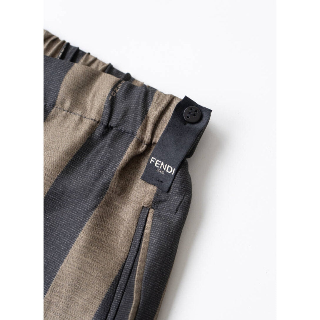 Authentic Fendi Stripe Silk Pajama Pants – IT 46 Fendi