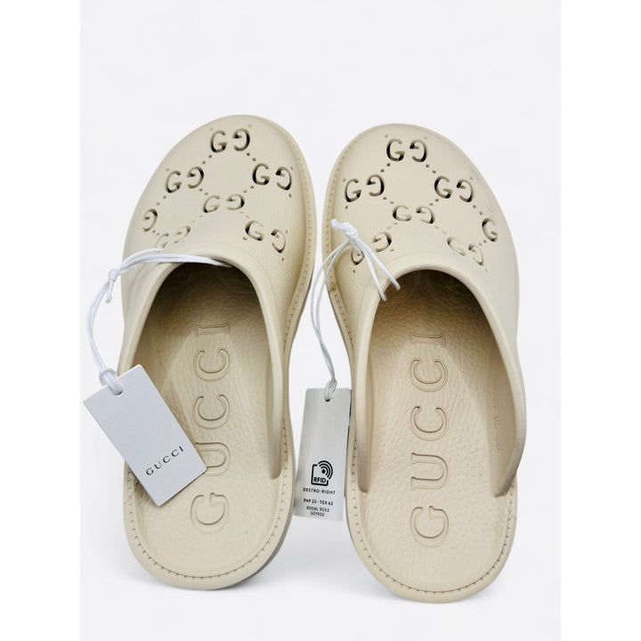 Gucci Authentic GG Perforated Crocs Slippers Gucci
