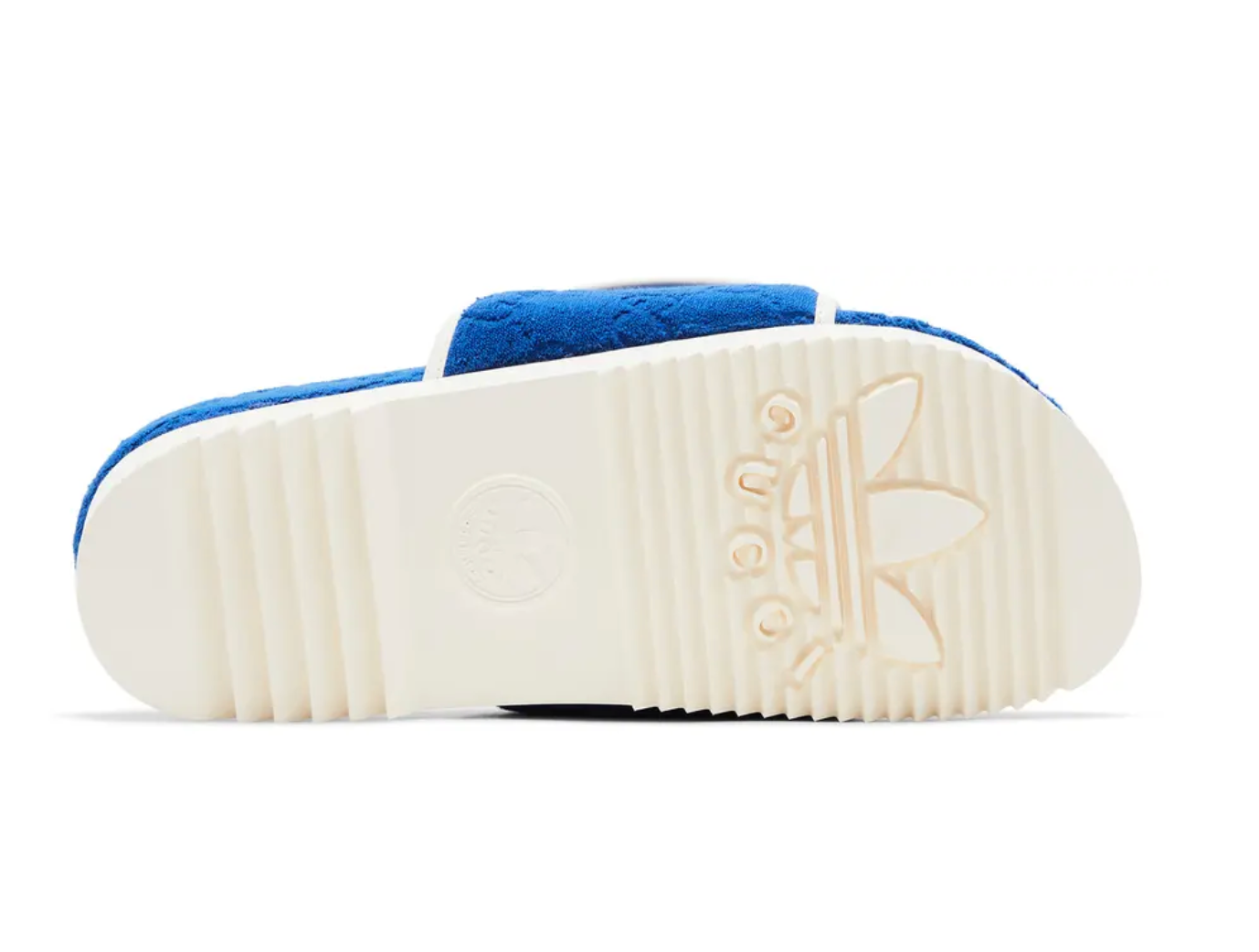 Adidas x Gucci GG Platform Sandal 'Blue Cotton Sponge' Gucci