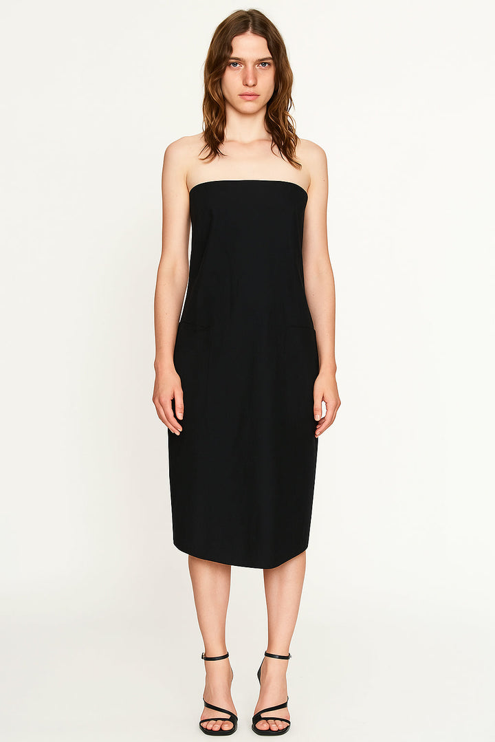 Bottega Veneta Black Strapless Tube Dress | IT 40 Bottega Veneta