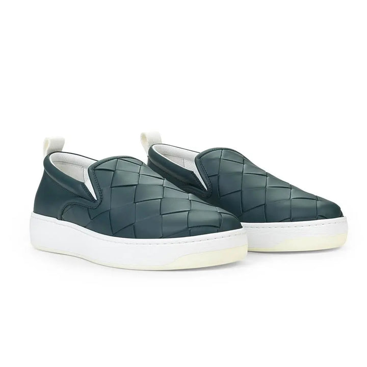 Bottega Veneta - Dodger Leather Slip-On Sneakers Bottega Veneta