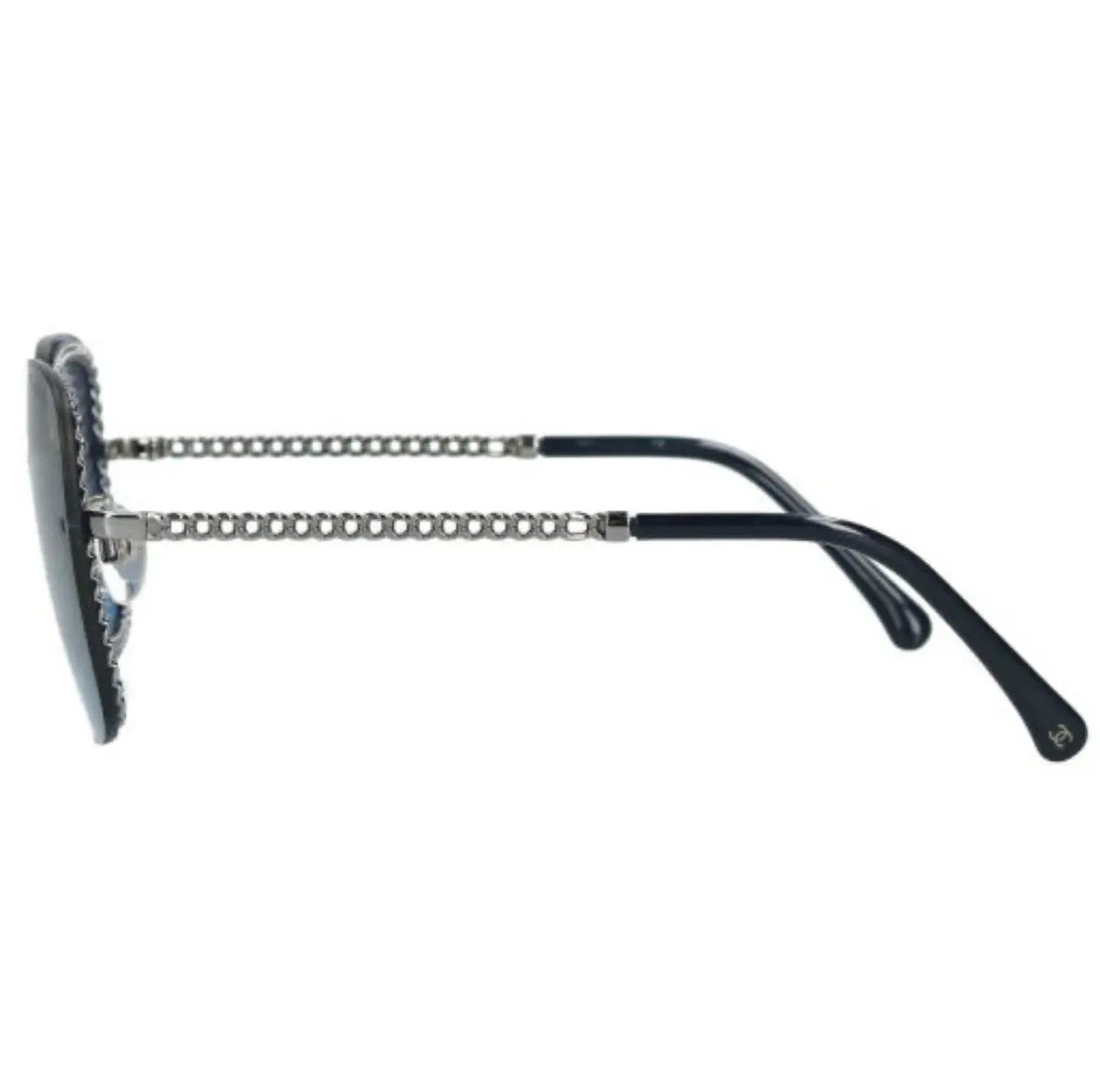 Chanel Blue Chain Square Tinted Sunglasses - Vault No9