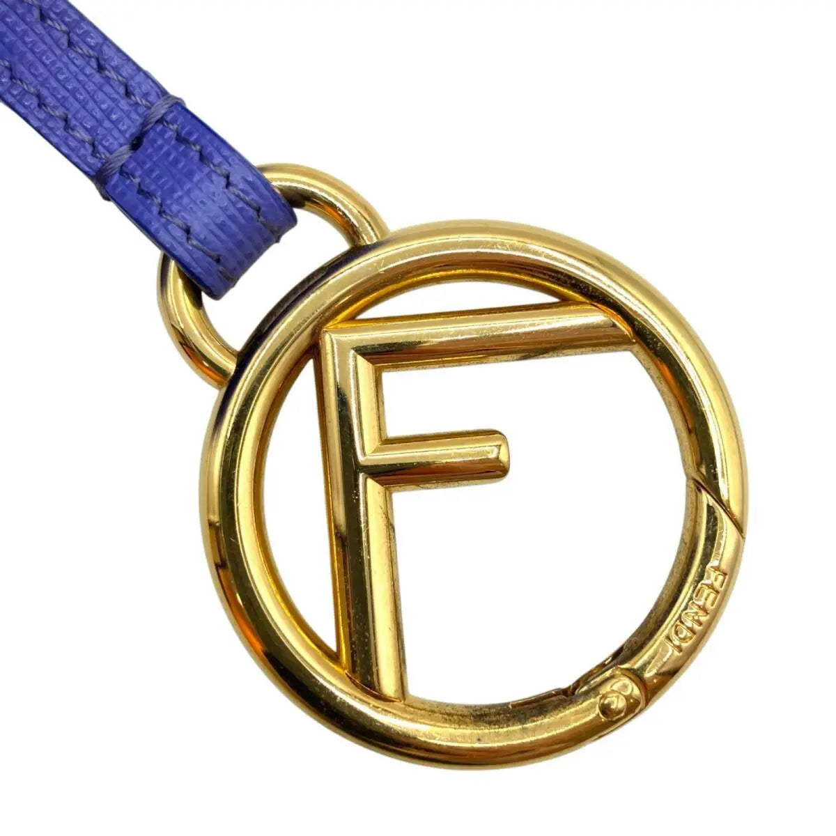 FENDI Blue Fur Pom Pom Bag Charm – Large, Made in Italy FENDI