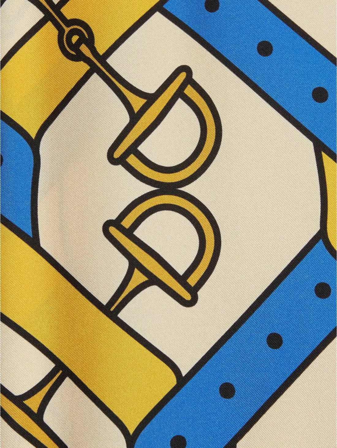 Gucci Horsebit Print Silk Pants - Vault No9