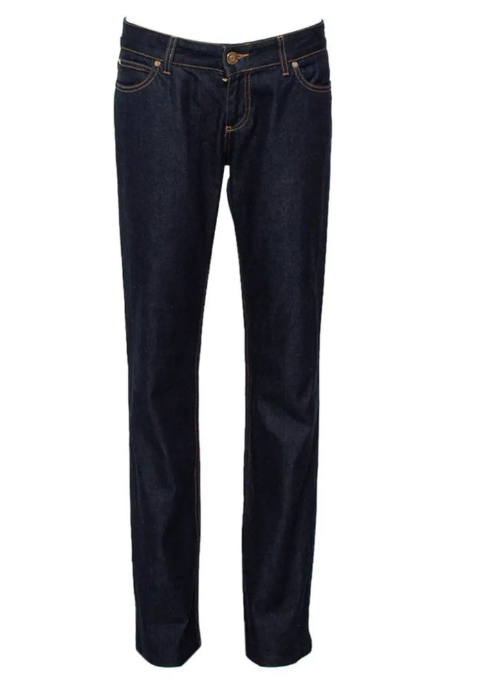 GUCCI Dark Denim Straight-Leg Jeans Pre-Owned - Vault No9