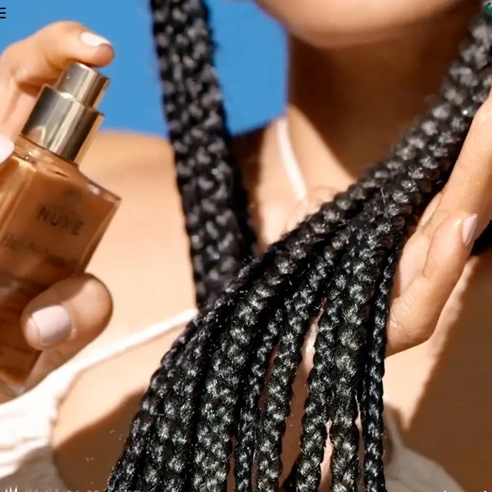 NUXE Huile Prodigieuse Shimmer Multi-Purpose Dry Oil - Luxurious Radiant Glow and Hydration for Face, Body & Hair Nuxe