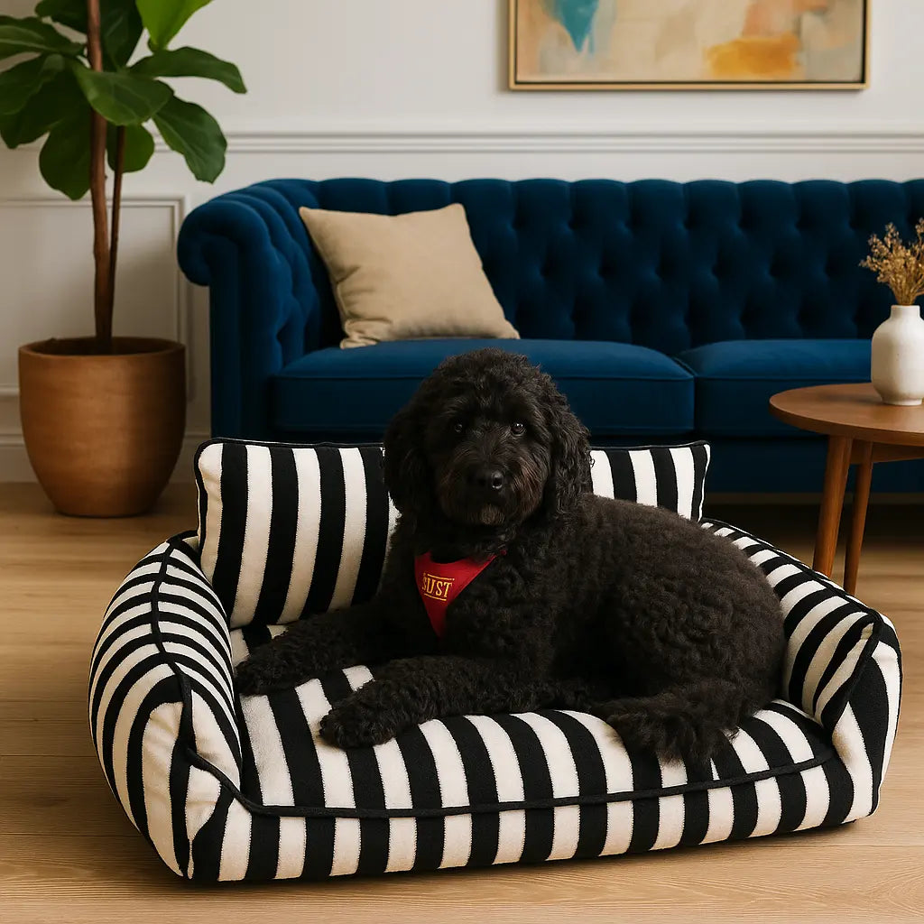 Orthopedic Luxury Pet Dog Cat Bed Sofa – Plush Pet Sofa - Vault No9