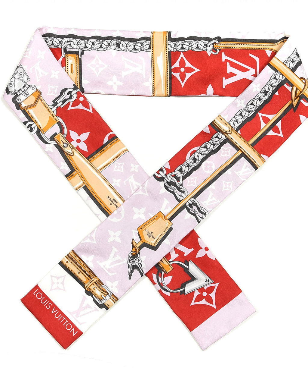 Louis Vuitton Confidential Giant Monogram Silk Bandeau Twilly | Multicolor Scarf LOUIS VUITTON