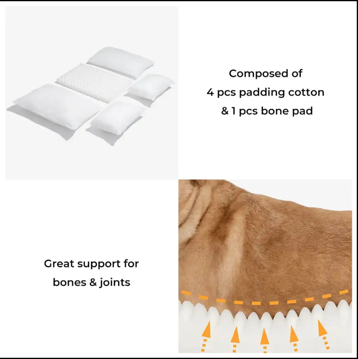 Orthopedic Luxury Pet Dog Cat Bed Sofa – Plush Pet Sofa - Vault No9