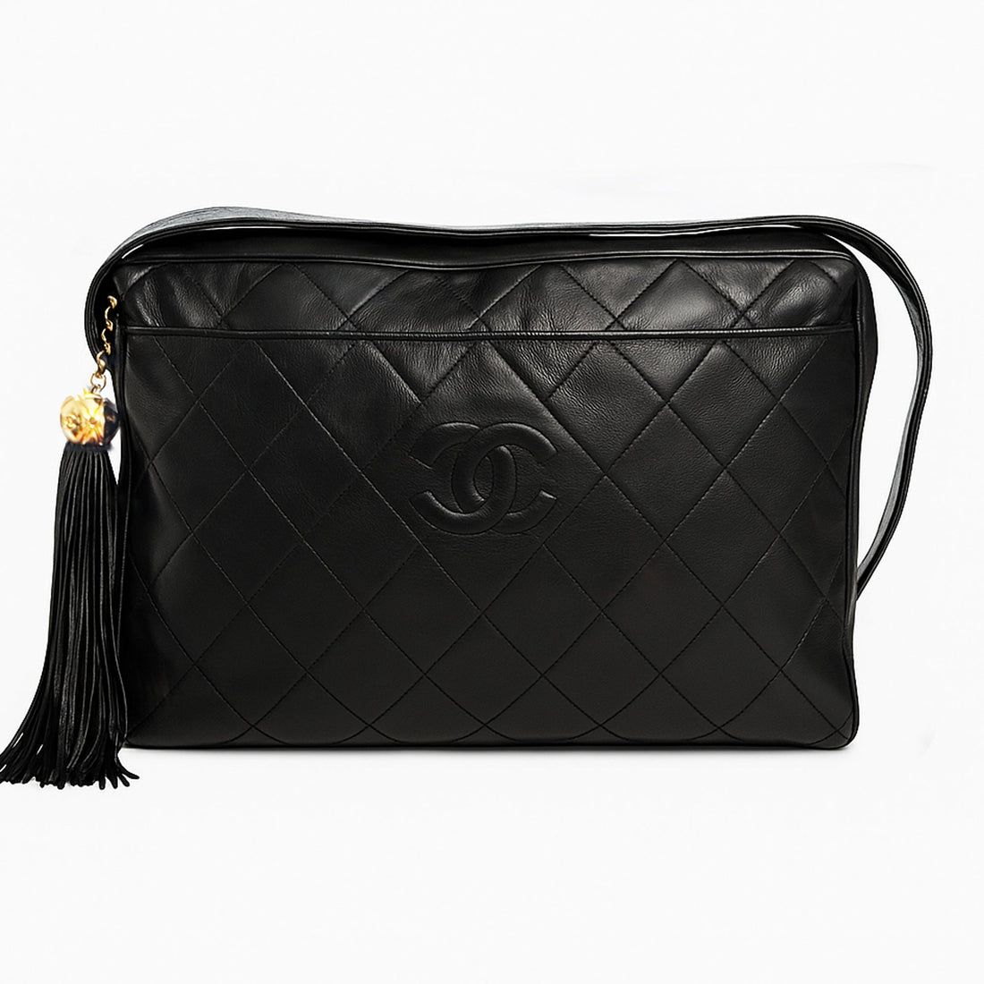 CHANEL  Quilted Large Lambskin Camera Bag Chanel