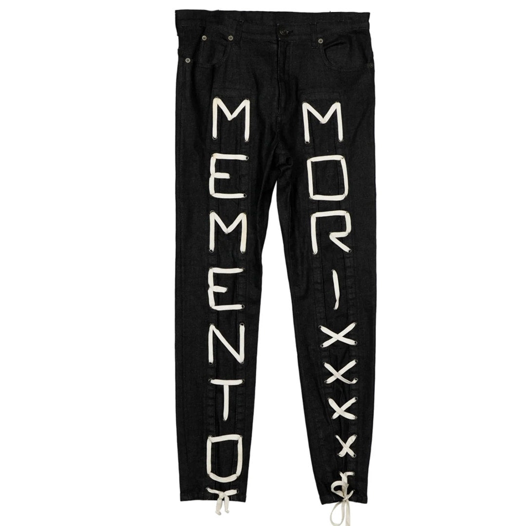 Gucci Black Memento Mori Skinny Jeans Gucci