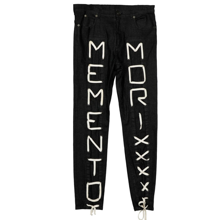 Gucci Black Memento Mori Skinny Jeans Gucci