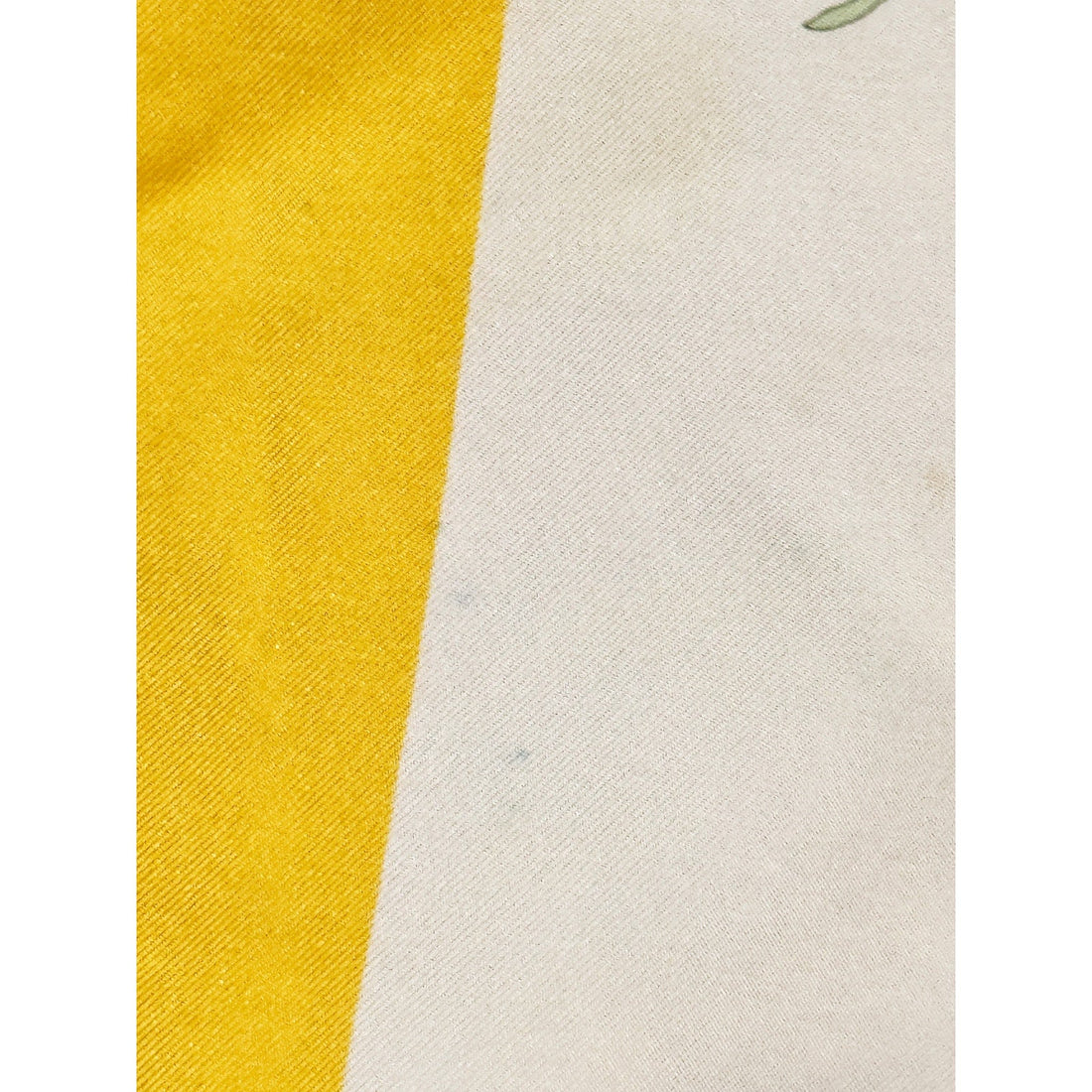 Gucci Yellow Flora Print Large Silk Scarf – 33.5" Square Gucci